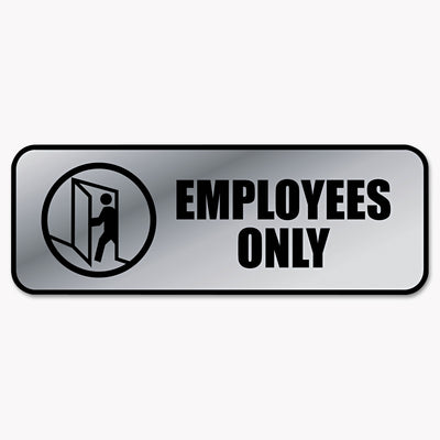 SIGN,EMPLOYEES ONLY ME,SV