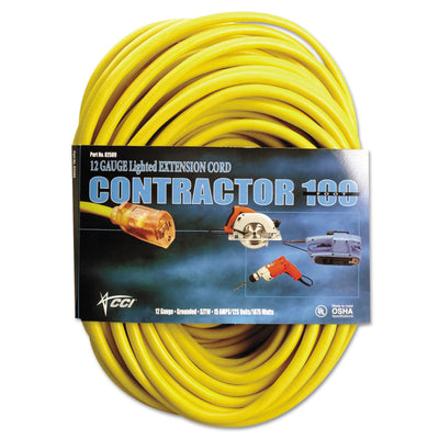 CORD,100'EXT,LGT END,YL