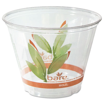 CUP,9OZ,SQ,RPET,BARE