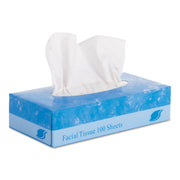 TISSUE,FACIAL100S,2PLY,WH