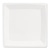 PLATE,9.25IN,SQ,12/PK,WH