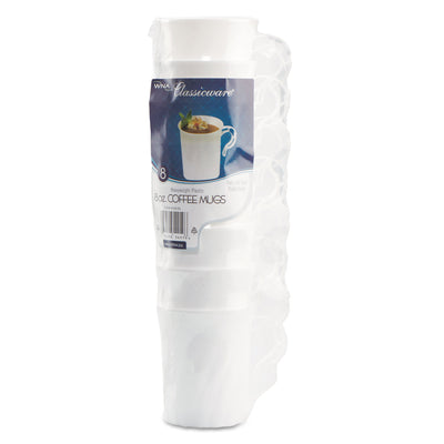 CUP,COFFEE,8OZ,24/8,WH