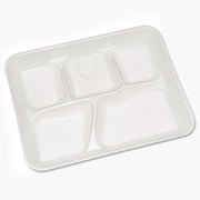 TRAY,FOAM,5COMP,8.5",WH