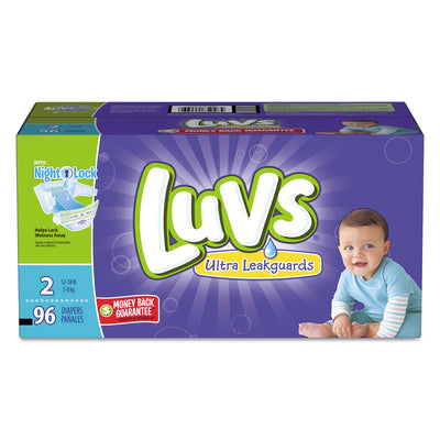 DIAPERS,LUVS,S2 FMLY,96CT