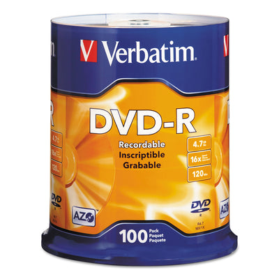 DISC,DVD-R,4.7GB,100PK,SR