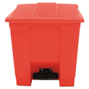 CONTAINER,STEP-ON 8 GL,RD