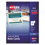 CARD,TEXTURED NOTE 50,WHT