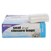 BAG,4X4,SEAL CLOSURE,CLR