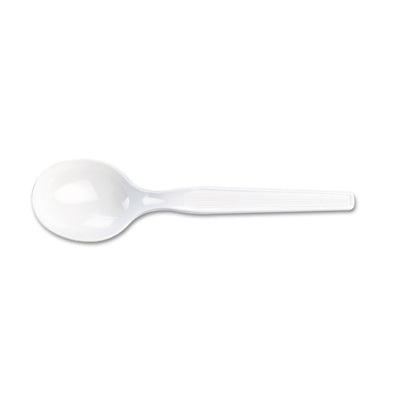 SPOON,SOUP,MED,100,WHT