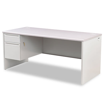 DESK,66X30,S/PD,R,GY/GY,S