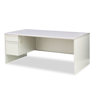 DESK,72X36S/PD,LT,GY/GY,S