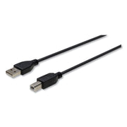 CABLE,USB,2.0AM-BM,6',BK