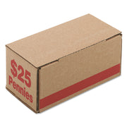 BOX,PENNIES,$25/CAP,50/CT
