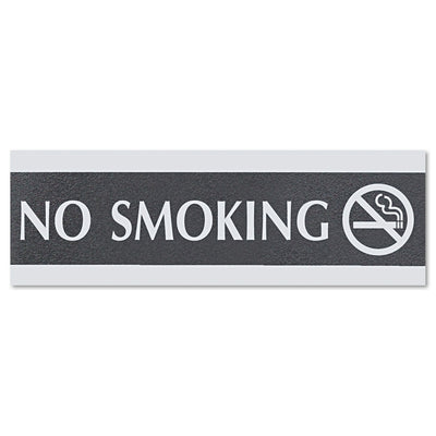 SIGN,NO SMOKNG,3X9,BKSV