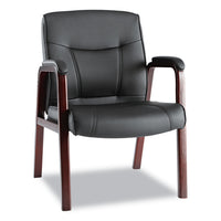 CHAIR,GUEST,LEATHER,MY,BK
