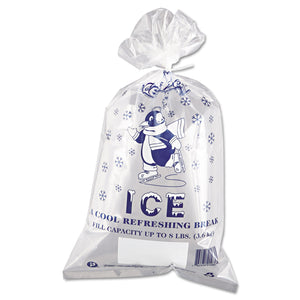 BAG,ICE,8LB,TWIST TIE
