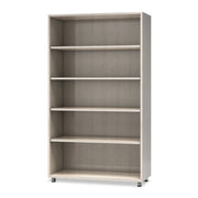 BOOKCASE,5SH,SMMR SUEDE,S