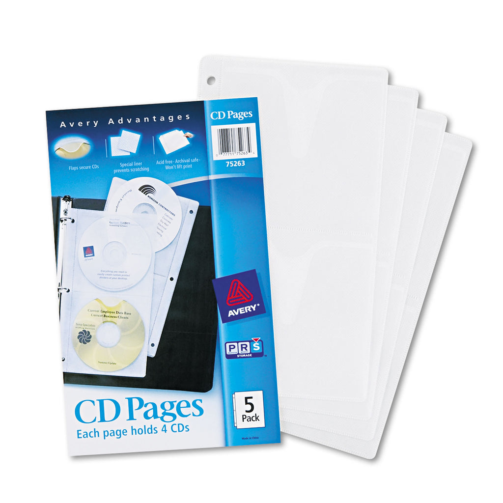 HOLDER,CD PAGES,5/PK