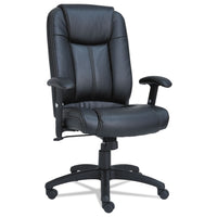 CHAIR,HB,EXEC,LEATHER,BK