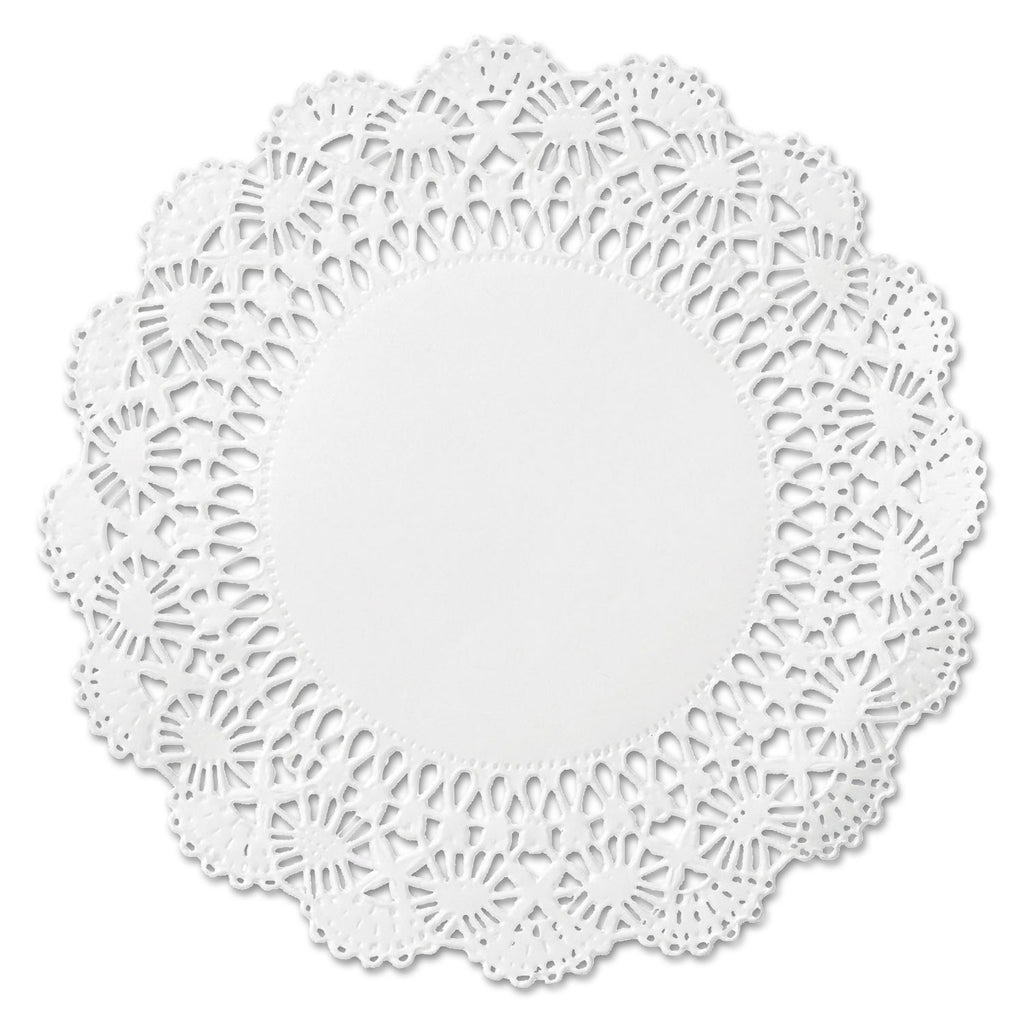 DOILY,12IN,RND,WH