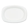PLATE,OVAL BAGASSE,50,WH
