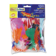 FEATHERS,1 OZ,BRIGHT HUES