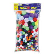 POMPONS,1 POUND PACK,AST