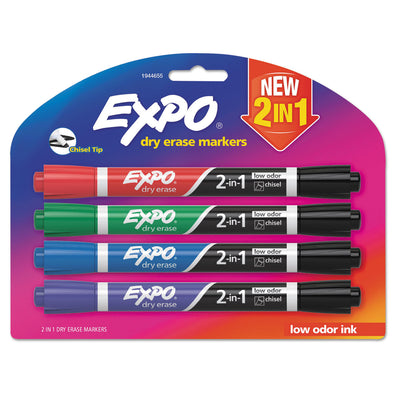 MARKER,EXPO,DUAL END,4CT