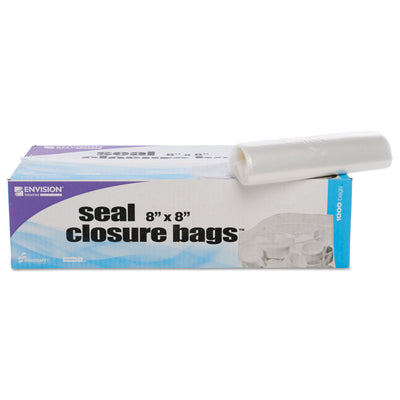 BAG,8X8 SEAL CLOSURE,CLR