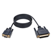 CABLE,NULL MODEM,6FT,BK,S