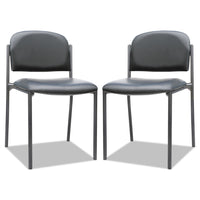 CHAIR,W/O ARMS,2/CT,BK