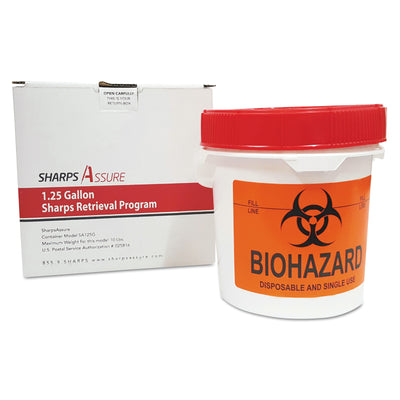 CONTAINER,SHARPS,1.25 GAL