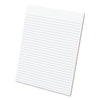 PAD,WIDE RULED,LTR,WHT