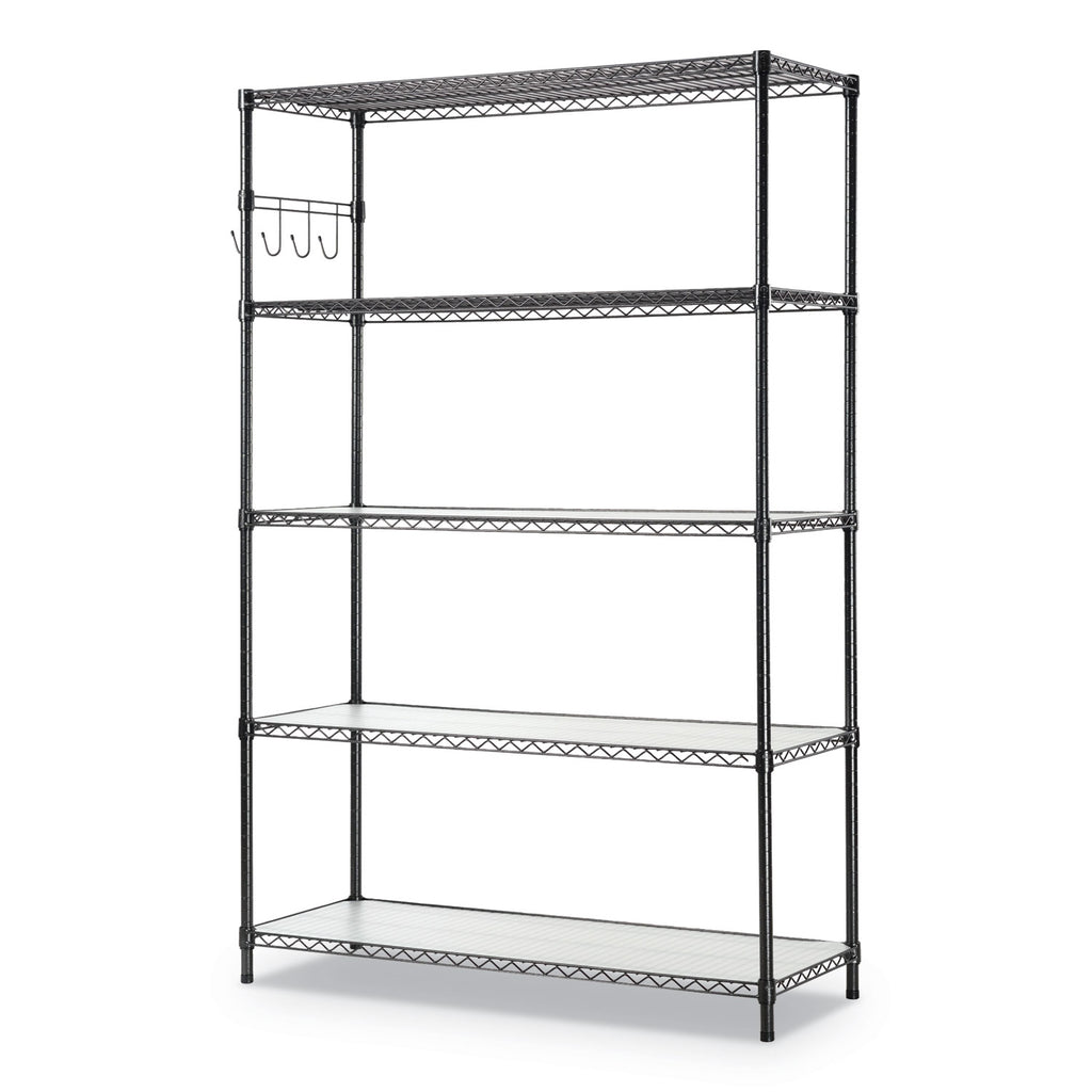 SHELVING,WIRE,48X18,5S,SV