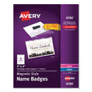 BADGE,MAGNETIC,NAME,24,WH