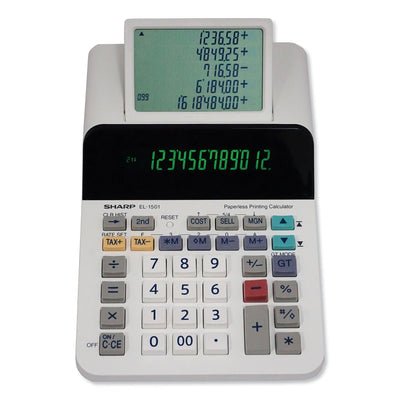 CALCULATOR,PAPERLESS,WH