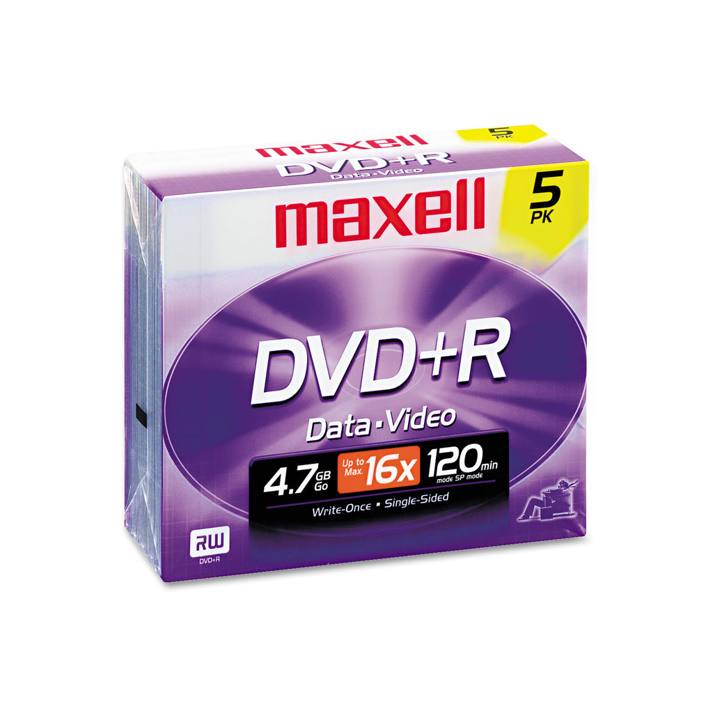 DISC,DVD+R,4.7GB,5PK,SR