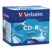 DISC,CD-R,52X,20/PK,SR