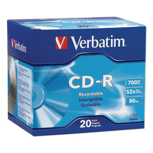 DISC,CD-R,52X,20/PK,SR
