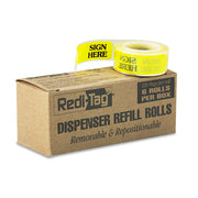 REFILL, SIGN HERE 6/BX,YW